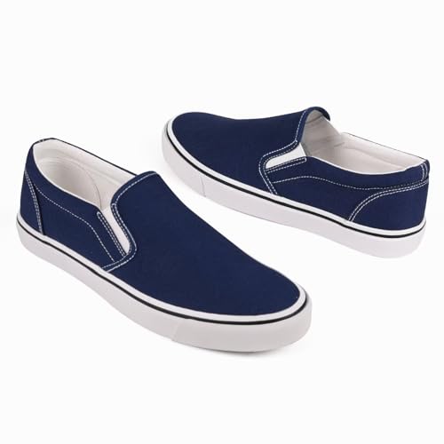 Mens Classic Slip on Canvas Shoes Casual Loafers Fashion Sneakers3