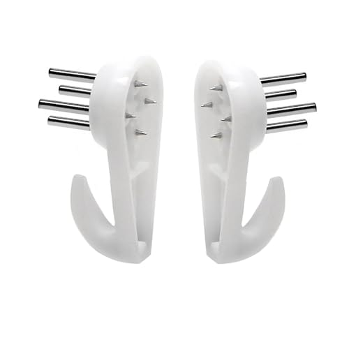 Image of Nails for Hanging Pictures,Picture Hooks Hardwall Hanger for Hardware, Fasteners & Hooks Wall Mount Non-Mark Hook Picture Photo Frame Hangers(20Pcs,30*15mm)