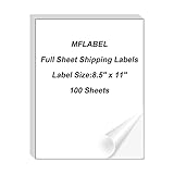 MFLABEL 100 Full-Sheet 8-1/2