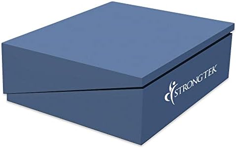 13" Large Yoga Foam Wedge, Slant Board, Calf Stretcher, Improve Lower Leg Strength, Stability, Incline Wedge, Knee Pad, Back Support, Footrest Cushion, Physical Therapy, One Pair