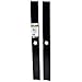 2 Heavy-Duty Blades for Many 46 in. Cut Craftsman, Husqvarna, Poulan Mowers Replaces OEM #'s 403107 and 532403107