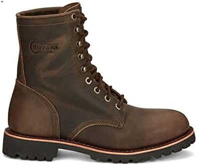Chippewa Mens Classic 2.0 8 Inch Electrical Steel Toe Lace Up Work Safety Shoes Casual - Brown | Image 1