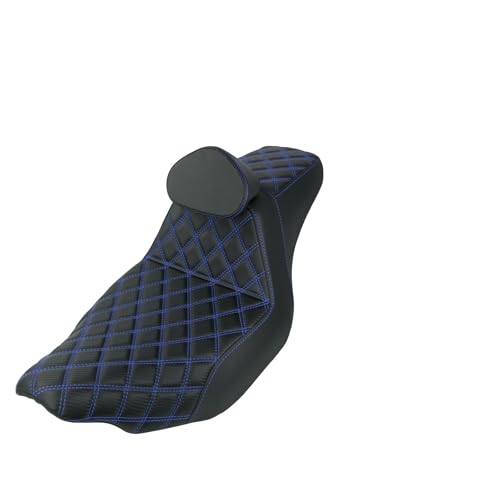 Asiento delantero y trasero con respaldo para moto Touring Street Glide 24-UP