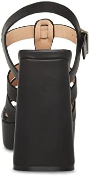 Madden Girl Women's Net Heeled Sandal, Black Paris, 8 | Image 2