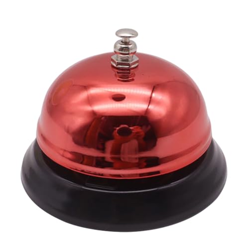jiyun Cloche de Service - Table d'appel de Bureau Cloche en métal | Sonnette d'appel de Bureau antirouille en métal, Sonnette de réception pour hôtels, Restaurants, Cuisines, Ba, écoles, comptoirs