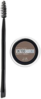 Maybelline TattooStudio Brow Pomade Long Lasting, Buildable, Eyebrow Makeup, Blonde, 0.106 oz.