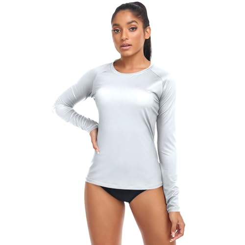 Sun Shirts UPF 50+ Protection Womens Sweatshirt Hiking Outdoor Blue4