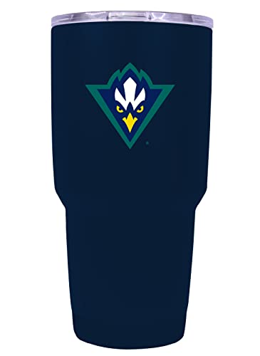 R and R Imports North Carolina Wilmington Seahawks 24 oz Insulated Stainless Steel Tumbler Navy Officially Licensed Collegiate Product
