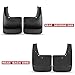 A-Premium Set of 4PCS Mud Flaps Splash Guards Mudguards Mudflaps Compatible with Chevrolet Avalanche, Silverado, Suburban, Tahoe 01-06 & GMC Sierra, Yukon 00-06, fits for Fender Flares, Front & Rear