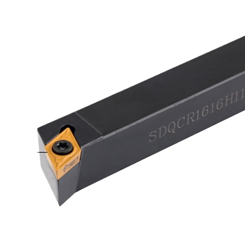 1pc Turning Tool SDQCR-1616H11 10mm 12mm DCMT11 Inserts Lathe Cutter Lathe External Turning Tool Holder(SDQCL-1212H11)