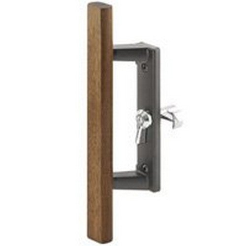 Poignée de porte coulissante en verre Prime Line C1107 noire