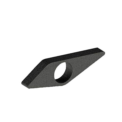 Image of GRANDPITSTOP Wide Bike Pillion FOOTREST - Black Foot PEG for Motorbike - Bajaj DOMINAR 400 (2017-2018) - Left