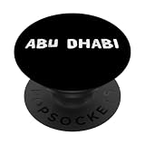 Nome Abu Dhabi come attrazioni di Abu Dhabi per i visitatori di Abu Dhabi PopSockets PopGrip Intercambiabile
