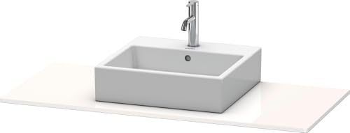 Duravit XSquare Konsole, 1 Ausschnitt, 1200x16x550mm, XS060F00707, Farbe: Betongrau Matt