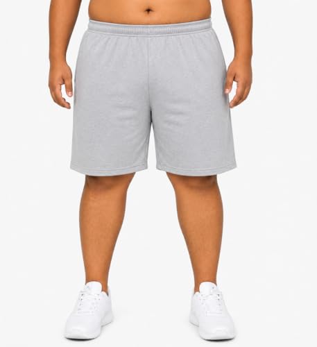 Image of Men's Plus Size Shorts | Cotton Shorts for Men | Comfortable Loose Fit | Big Size | Casual Summer Wear