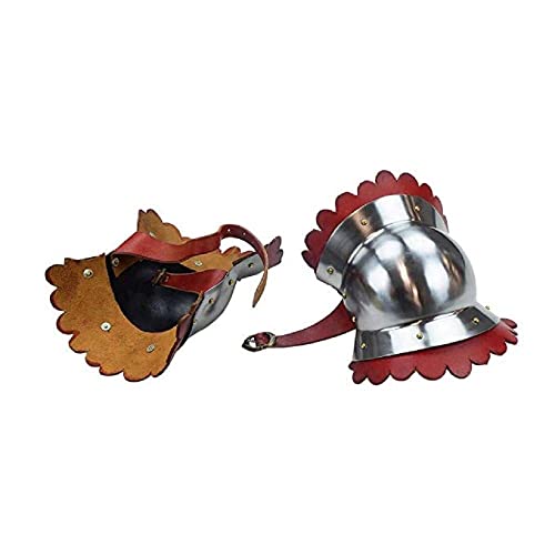 NauticalMart Medieval Poleyn Set - Knee Armor - 18 Gauge