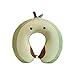 Cuscino per Bambini per Bambini, Cuscino da Viaggio in Schiuma di Memoria, Forma Animale Carino, Adatto per Aeroplani, Auto E Uso Domestico,Avocado