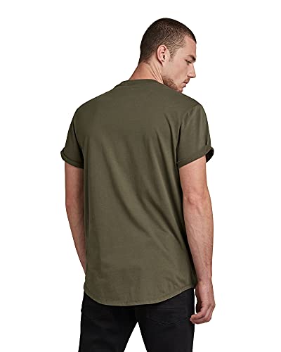 G-STAR Herren Lash Jersey T-Shirt, Grün (Combat D16396-B353-723), XL – Ansicht 2
