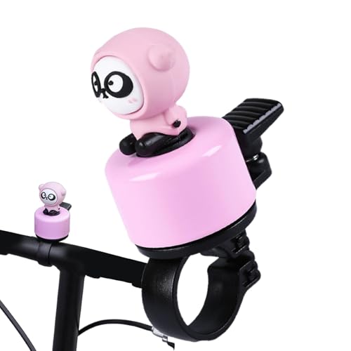 Sino do anel do guiador, buzina do sino de ciclismo - Equitação Guiador Cartoon Bear Bell - Desfrute