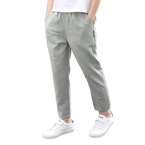 Boys Casual Lightweight Stretch Pants for Outdoor Activities and Daily Wear with Elastic Waist and Convenient2