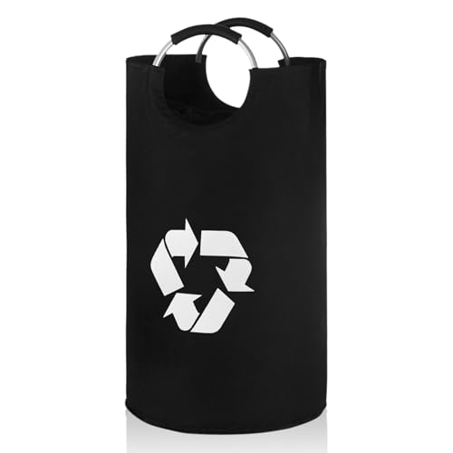 Lvjkes 82L Collecteur de Bouteilles, Poubelle Recyclage Réutilisable, Poignée en aluminium avec...
