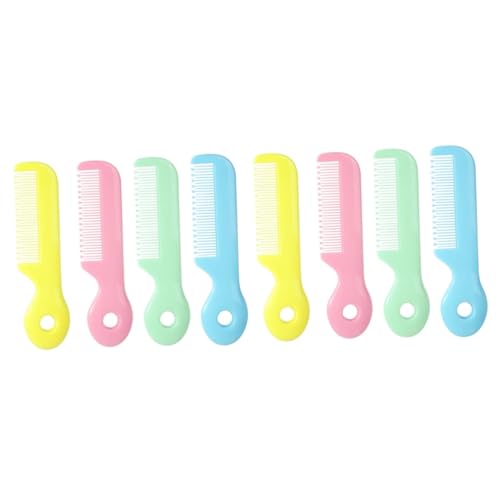 NOLITOY 2sets Hair Massage Comb for Infant Toddler Newborn Round Design Abs Material 4pcs*2