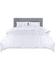 Utopia Bedding Piumone Piumino - Primavera/Estivo piumino - 100% Microfibra in Fibra Cava - (Bianco 230 x 220 cm)