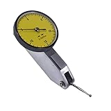 Herramienta de instrumento de medición. El montaje de tres paletas permite que este indicador se lea en posición horizontal y vertical. La cara de esfera ancha con acabado anti-deslumbramiento. Punto de contacto con reversión automática