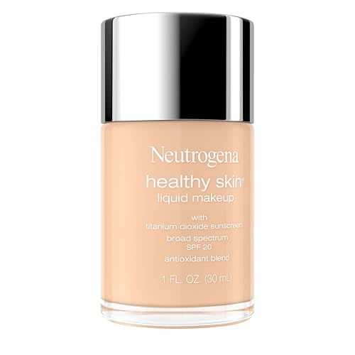 Neutrogena Healthy Skin Liquid Foundation Makeup with Broad Spectrum SPF 20 Sunscreen, Lightweight, Medium Coverage Makeup with Sunscreen and Pro-Vitamin B5, Classic Ivory 160C, 1 fl. oz - Image 6