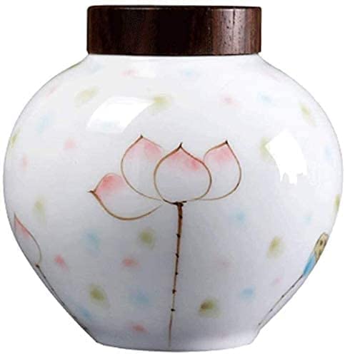 Urne de crémation pour cendres humaines décoration de salon en porcelaine