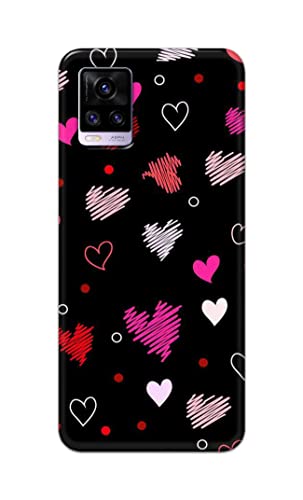 Image of PRINTFIDAA Vibrations of Love Hard Back Cover for Vivo V20 / V20 2021 Back Cover -(P6) KAT1009