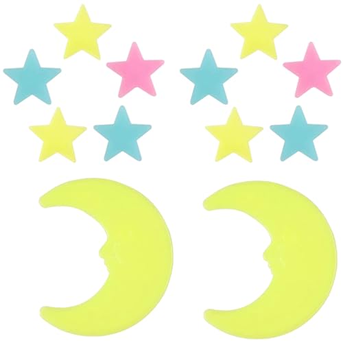 Stickers luminosos estrellas y luna para habitación