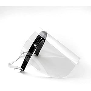 Allesschützer | zertifiziertes Gesichtsvisier | Halterung mit 1 auswechselbaren Visieren | Made in Germany