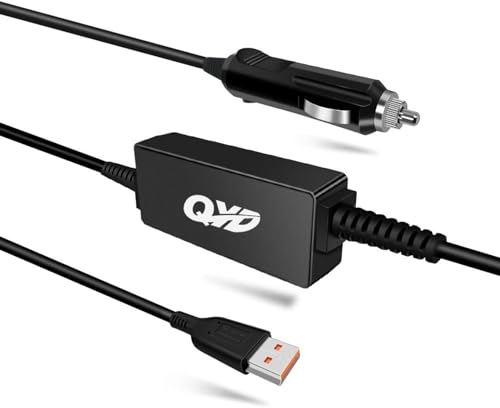 QYD 65W Laptop Car Charger Replacement for Power Adapter Notebook Lenovo Yoga-3 Pro Miix 1370 11 1170 14 1470 900 900S 700 Pro 4 Pro Convertible Ultrabook Tablet Ideapad 700s 14