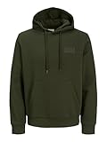 JACK & JONES Crop Logo Pluse Size Hoodie 7XL