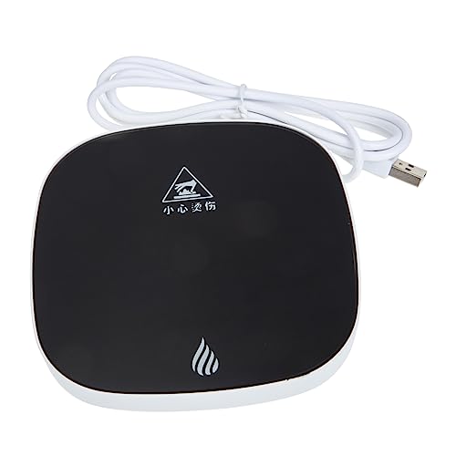 ABOOFAN USB Temperature Heating for Tea and Beverages Compact and Lightweight Mug Warmer for Desk Use Automatic Temperature Control