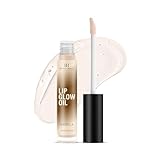 Botanic Hearth Lip Glow Oil With Vanilla Flavor | Moisturizing & Hydrating Lip Gloss Oil For Dry Lips | Transparent Gloss | Lightweight & Non Greasy | 0.3Fl Oz