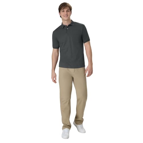Hanes Men's Short-Sleeve Jersey Pocket Polo (2 pack) - image 7