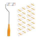 Tamaño:Mini Rodillo aproximadamente 3 × 10 cm / 1,18 × 3,93 pulgadas, el marco del tambor es de aproximadamente 30 × 10 cm / 11,8 × 3,93 pulgadas