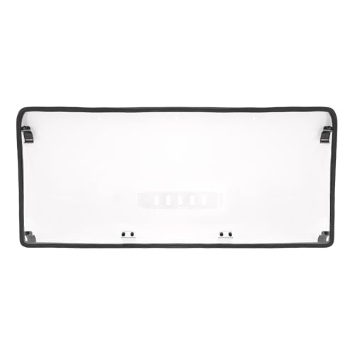 ALMULOO Clear PC Plastic Rear Window with Vent Holes for UTV, Compatible with 2022+ CF Moto U-Force 600, Vented Rear Windshield
