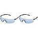 Radians Light Blue Safety Glasses, Scratch-Resistant, Wraparound