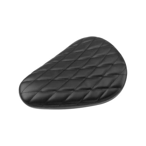 Housse de selle moto solo marron aux finitions soignées