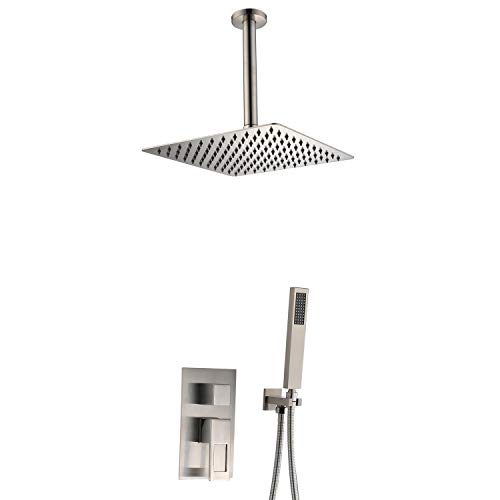 Sumerain S3220Nl-8 Ceiling System With Led Shower Head, Brushed Nickel #TOP4