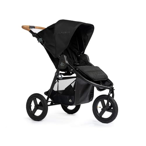 Bumbleride Indie All-Terrain Baby Stroller - Lightweight Newborn-Safe Stroller with Full Suspension, Air-Filled Tires, Car Seat Compatible - Black