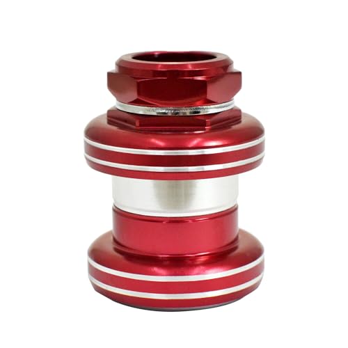 YST Old School BMX 1" Threaded Bike Headset 32.5 Cups 26.4mm, Red, YT2883