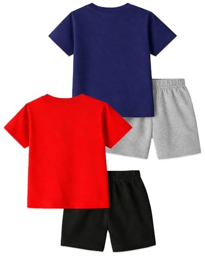 Image of Kuchipoo MARVEL Boys Regular Fit Cotton T-Shirts and Shorts