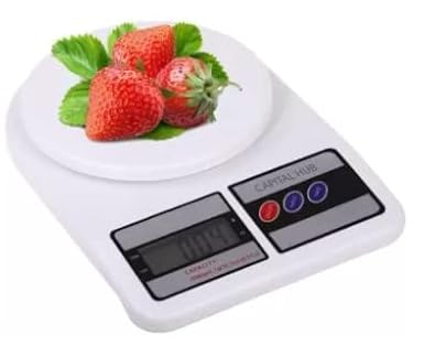 TRIPAD Digital Kitchen Weighing Machine Multipurpose Electronic Weight Scale With Back Lite LCD Display for Measuring Food, Cake, Vegetable, Fruit (KITCHEN SCALE)