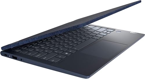 Image of Lenovo Yoga 6 13.3 2-in-1 13.3 inch Touch Screen Laptop - AMD Ryzen 5-8GB Memory - 256GB SSD - Abyss Blue Fabric Cover