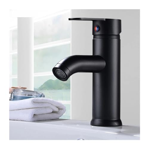 Mitigeur lavabo en acier inoxydable eau chaude et froide pour salle de bain moderne
