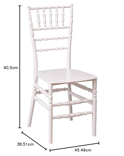 Image of Prima Plastic Mandapam 1 | Indoor Outdoor Chair | Armless Chair | 100% Virgin Plastic for Dining Room, Events, Gathering, Weddings, Garden